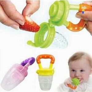 Munchkin Baby Fresh Food Feeder & Fruit Nibbler with Strap Teething Toy